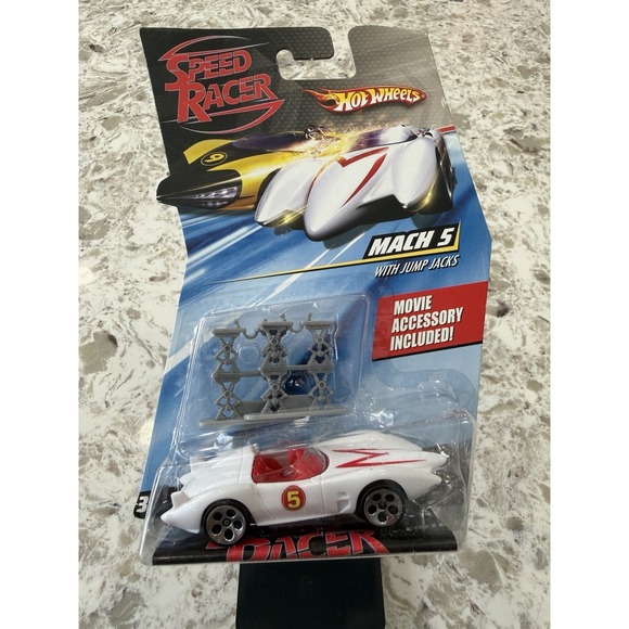 Mattel | Toys | Hot Wheels Speed Racer Mach 5 With Jump Jacks | Poshmark